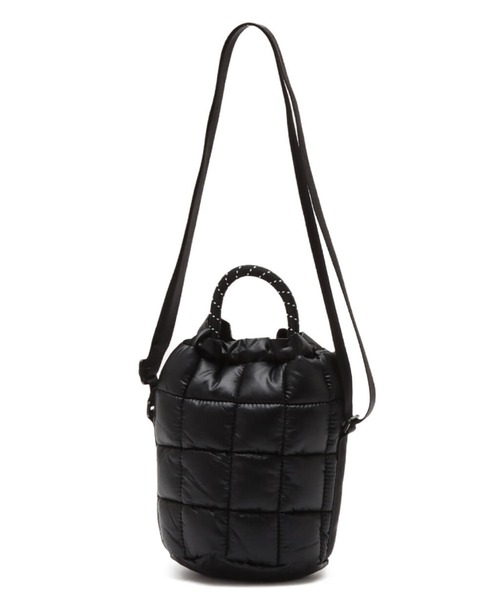 NIKE(ナイキ)の「NIKE NK NSW PUFFLE TINY TOTE / ナイキ NSW パッフル タイニー トート 【SP】(トートバッグ・メンズ・ピンク/ベージュ/ブラック・ONE SIZE)」の6枚目の写真