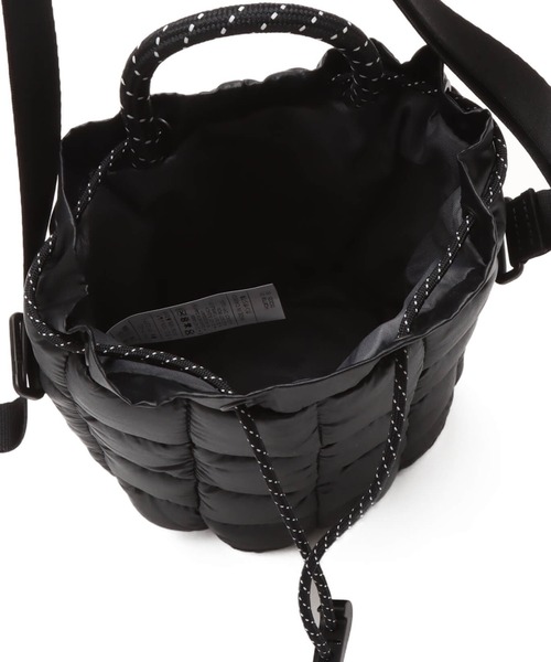 NIKE(ナイキ)の「NIKE NK NSW PUFFLE TINY TOTE / ナイキ NSW パッフル タイニー トート 【SP】(トートバッグ・メンズ・ピンク/ベージュ/ブラック・ONE SIZE)」の5枚目の写真