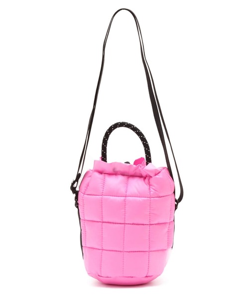 NIKE(ナイキ)の「NIKE NK NSW PUFFLE TINY TOTE / ナイキ NSW パッフル タイニー トート 【SP】(トートバッグ・メンズ・ピンク/ベージュ/ブラック・ONE SIZE)」の12枚目の写真