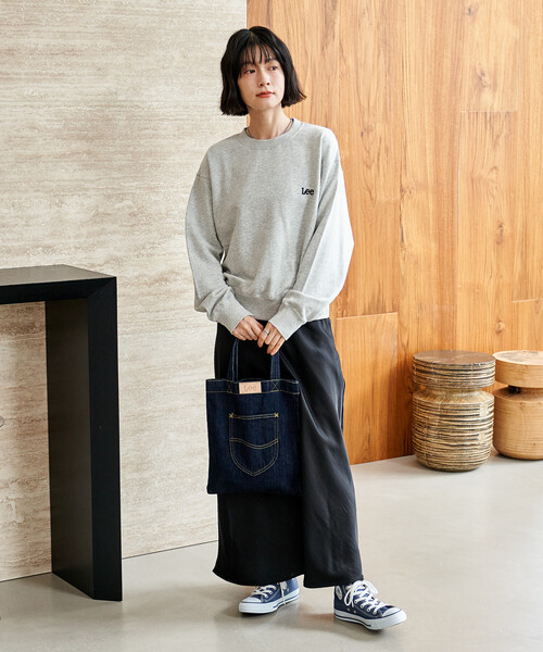 FREAK'S STORE(フリークスストア)の「Lee × FREAK'S STORE/リー 別注 ワンポイント刺繍スウェット(スウェット・レディース・チャコール/グレー/ブラウン・フリ-)」の15枚目の写真