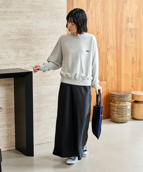 FREAK'S STORE(フリークスストア)の「Lee × FREAK'S STORE/リー 別注 ワンポイント刺繍スウェット(スウェット・レディース・チャコール/グレー/ブラウン・フリ-)」の18枚目の写真