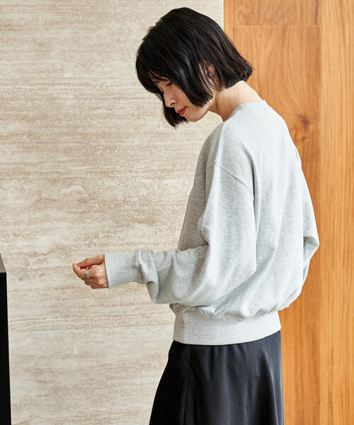 FREAK'S STORE(フリークスストア)の「Lee × FREAK'S STORE/リー 別注 ワンポイント刺繍スウェット(スウェット・レディース・チャコール/グレー/ブラウン・フリ-)」の16枚目の写真