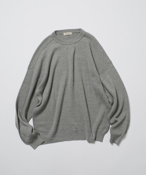 FREAK'S STORE(フリークスストア)の「限定展開 リラックスフィット 片畦リンキング クルーネック ニット(ニット/セーター・メンズ・チャコールグレー/ブラック/ブラウン/レッド/グレー/グリーン・MEDIUM/LARGE)」の19枚目の写真