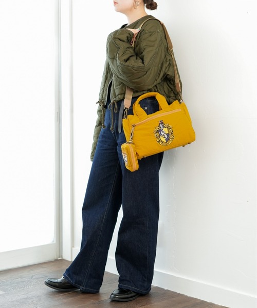 SALON de RUBAN（サロンドルヴァン）の「【SALON de RUBAN / サロン ド ルヴァン】 ハリーポッター 2wayランチトート（ハンドバッグ・レディース・マスタード/ブルー/レッド/グリーン・FREE）」の5枚目の写真