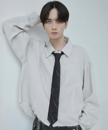 Spielio(シュピーリオ)の【Spielio】Abstract marble tie / アブストラクトマーブル柄ネクタイ(ネクタイ)