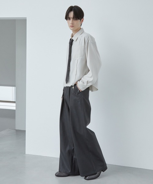 Spielio(シュピーリオ)の「【Spielio】Abstract marble tie / アブストラクトマーブル柄ネクタイ(ネクタイ・メンズ・ブラック・FREE)」の8枚目の写真
