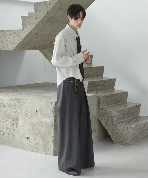 Spielio(シュピーリオ)の「【Spielio】Abstract marble tie / アブストラクトマーブル柄ネクタイ(ネクタイ・メンズ・ブラック・FREE)」の10枚目の写真