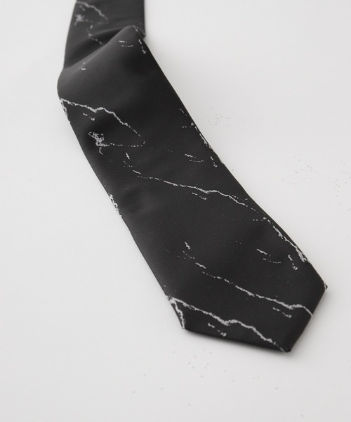 Spielio(シュピーリオ)の「【Spielio】Abstract marble tie / アブストラクトマーブル柄ネクタイ(ネクタイ・メンズ・ブラック・FREE)」の15枚目の写真