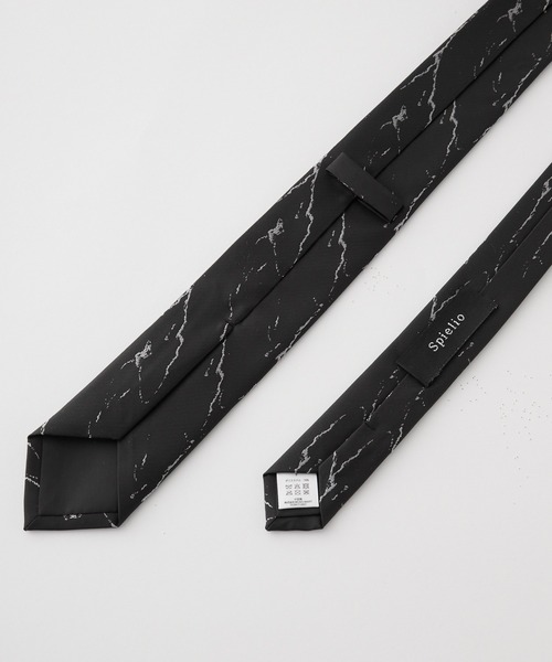Spielio(シュピーリオ)の「【Spielio】Abstract marble tie / アブストラクトマーブル柄ネクタイ(ネクタイ・メンズ・ブラック・FREE)」の17枚目の写真