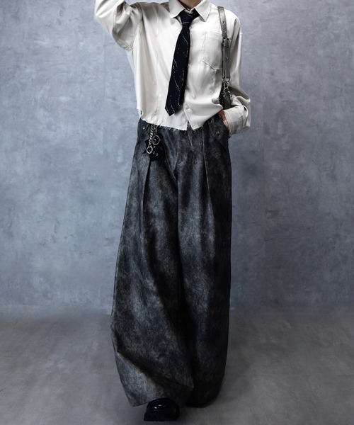 Spielio(シュピーリオ)の「【Spielio】Abstract marble tie / アブストラクトマーブル柄ネクタイ(ネクタイ・メンズ・ブラック・FREE)」の19枚目の写真