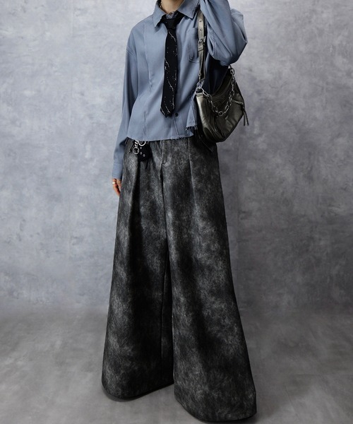 Spielio(シュピーリオ)の「【Spielio】Abstract marble tie / アブストラクトマーブル柄ネクタイ(ネクタイ・メンズ・ブラック・FREE)」の21枚目の写真