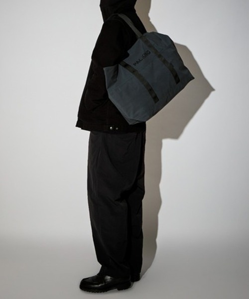 PACKING（パッキング）の「【PACKING】BLACK REFLECTIVE TOTE PA-059（トートバッグ・メンズ・ブラック・FREE）」の10枚目の写真