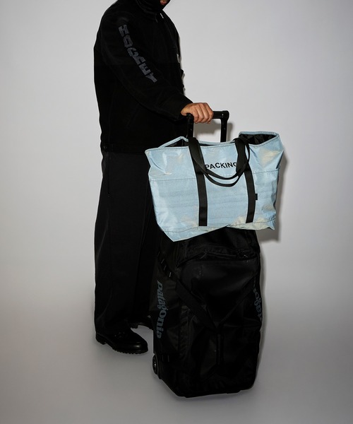 PACKING（パッキング）の「【PACKING】BLACK REFLECTIVE TOTE PA-059（トートバッグ・メンズ・ブラック・FREE）」の17枚目の写真