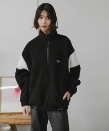 Reebok（リーボック）の「Reebok/リーボック HALF ZIP BOA FLEECE BLOUSON ブルゾン ジャケット（ブルゾン・メンズ）」