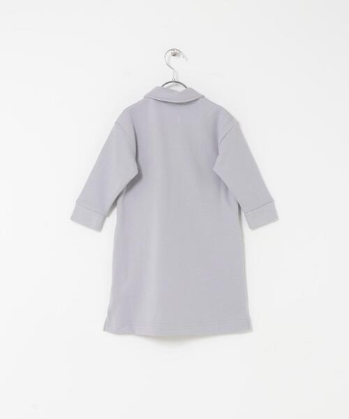 URBAN RESEARCH DOORS（アーバンリサーチドアーズ）の「『WEB/一部店舗限定サイズ』裏毛ハーフジップワンピース(KIDS)（ワンピース・キッズ・ブルー系その他/ホワイト系その他・150/120/135/105）」の18枚目の写真