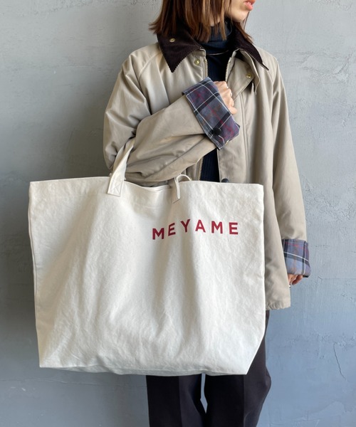 MEYAME（メヤメ）の「[MEYAME/メヤメ] キャンバス ビック 2WAY トートバッグ（トートバッグ・レディース・オフホワイト・F）」の13枚目の写真