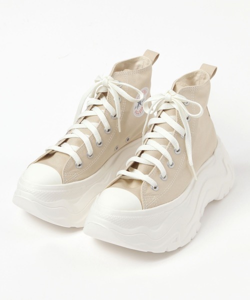 CONVERSE ALL STAR(コンバースオールスター)の「オールスターシティハイク/610712(スニーカー・レディース・ベージュ/ブラック・MEDIUM/LARGE)」の2枚目の写真