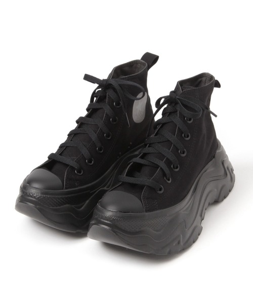 CONVERSE ALL STAR(コンバースオールスター)の「オールスターシティハイク/610712(スニーカー・レディース・ベージュ/ブラック・MEDIUM/LARGE)」の1枚目の写真