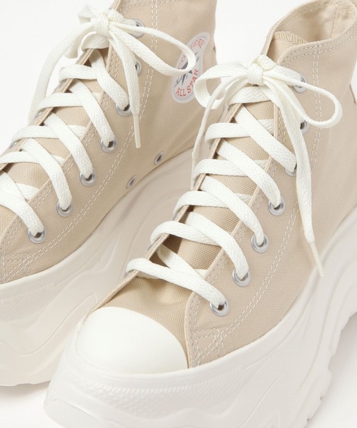 CONVERSE ALL STAR(コンバースオールスター)の「オールスターシティハイク/610712(スニーカー・レディース・ベージュ/ブラック・MEDIUM/LARGE)」の12枚目の写真
