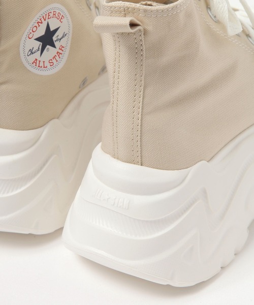 CONVERSE ALL STAR(コンバースオールスター)の「オールスターシティハイク/610712(スニーカー・レディース・ベージュ/ブラック・MEDIUM/LARGE)」の14枚目の写真