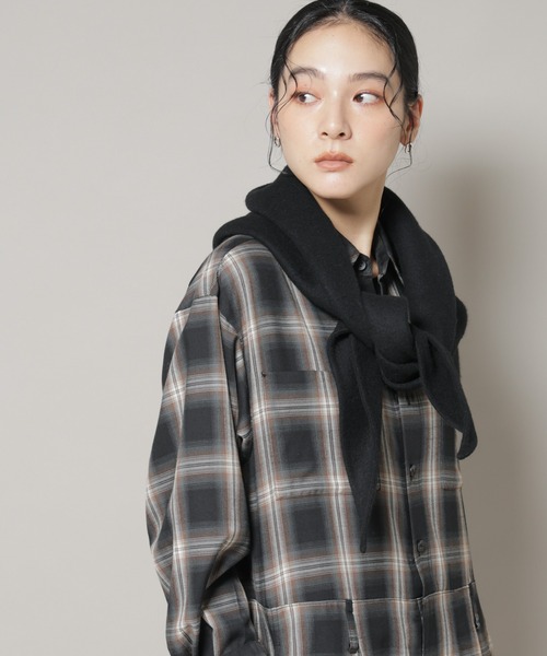 SUPER110blend リバー三角ストール（ストール/ショール）｜NANO