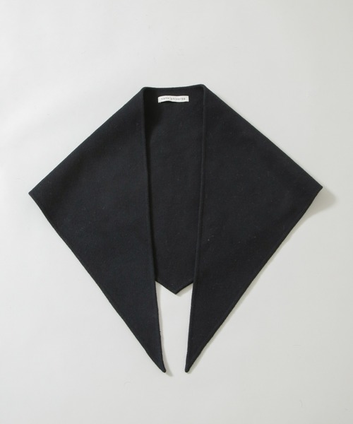 NANO universe(ナノユニバース)の「SUPER110blend リバー三角ストール(ストール/ショール・レディース・ブラック/アイボリー/ライトブルー・FREE)」の13枚目の写真