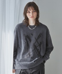 Spielio（シュピーリオ）の「【Spielio】Cracked foil sweatshirt / クラック箔スウェットプルオーバー（スウェット）」