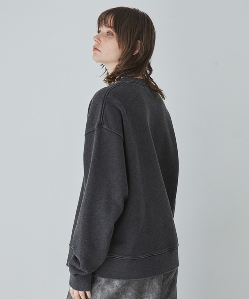 Spielio(シュピーリオ)の「【Spielio】Cracked foil sweatshirt / クラック箔スウェットプルオーバー(スウェット・メンズ・ブラック/ネイビー・L/M/S)」の20枚目の写真