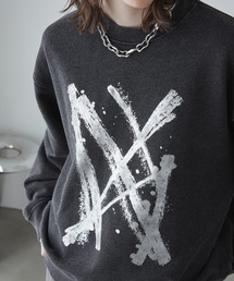 Spielio（シュピーリオ）の「【Spielio】Cracked foil sweatshirt / クラック箔スウェットプルオーバー（スウェット）」