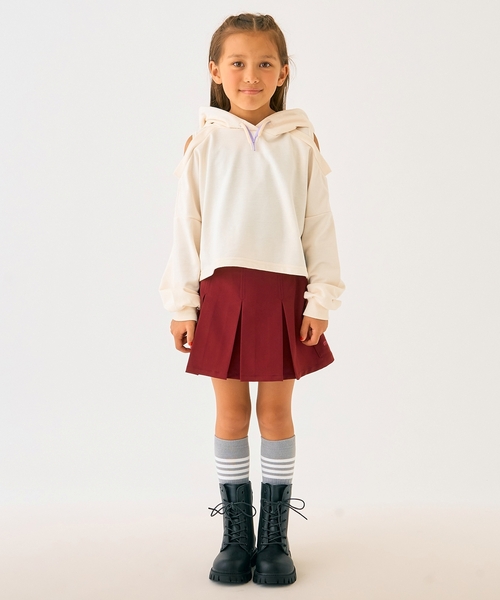 minimal（ミニマル）の「インパンつきタックスカート（その他パンツ・キッズ・ワイン/ピンク/グリーン系その他/パープル・100cm/120cm/130cm/140cm/90cm/110cm）」の17枚目の写真