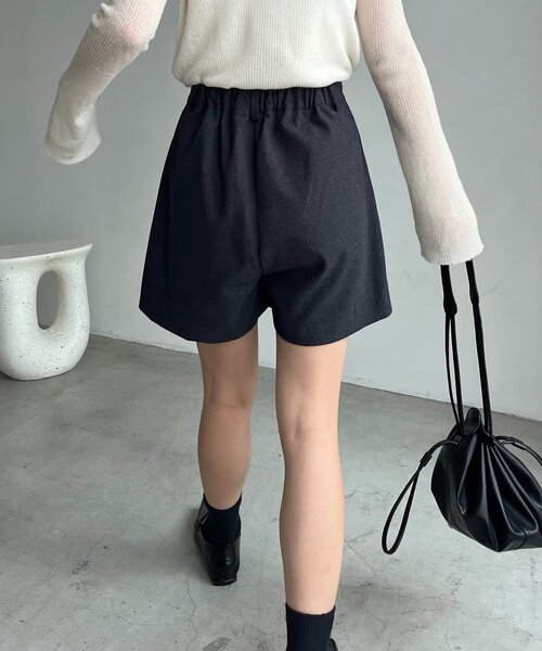 CAPRICIEUX LE'MAGE（カプリシューレマージュ）の「ピーチタッチショートパンツ（その他パンツ・レディース・ブラウン/チャコールグレー・36/38）」の9枚目の写真