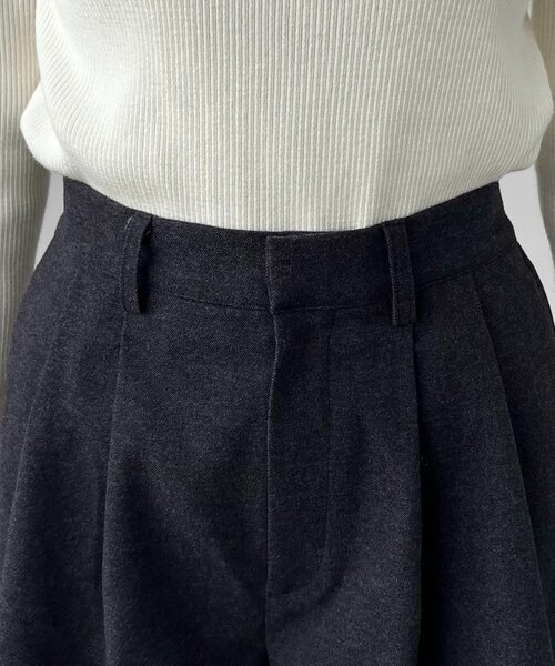 CAPRICIEUX LE'MAGE（カプリシューレマージュ）の「ピーチタッチショートパンツ（その他パンツ・レディース・ブラウン/チャコールグレー・36/38）」の16枚目の写真