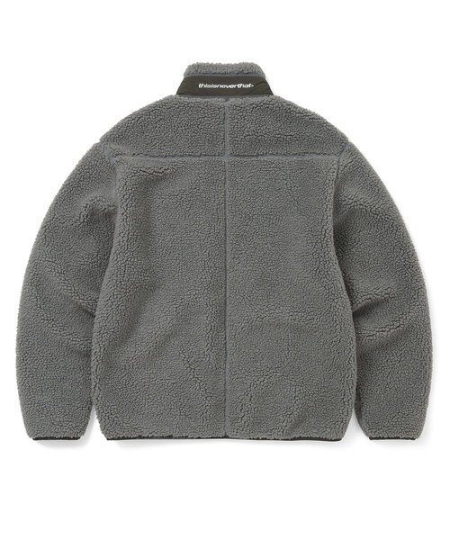 thisisneverthat（ディスイズネバーザット）の「SP Sherpa Fleece Jacket（ブルゾン・メンズ・ブラック/チャコール・L/M/S/XL/XS）」の10枚目の写真