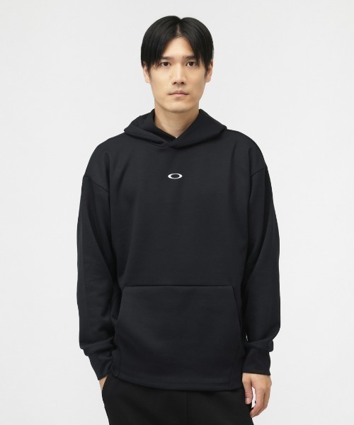 OAKLEY（オークリー）の「オークリー  ENHANCE QD FLEECE HOODIE EVO 4.7（スウェット・メンズ・スモークピンク/アイボリー/ブラック/ネイビー・S/M/L/LL/3L）」の3枚目の写真