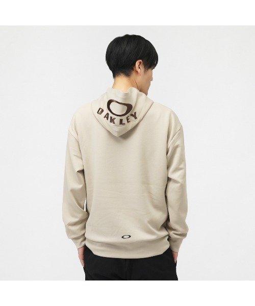 OAKLEY（オークリー）の「オークリー  ENHANCE QD FLEECE HOODIE EVO 4.7（スウェット・メンズ・スモークピンク/アイボリー/ブラック/ネイビー・S/M/L/LL/3L）」の7枚目の写真