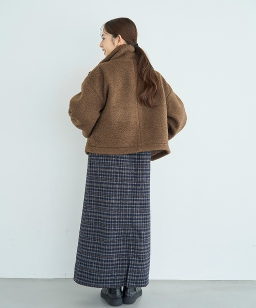 カーリーボアブルゾン【585106】（ブルゾン）｜mil（ミル）の