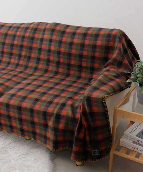 セール】チェック フリースブランケット140cm×200cm（ブランケット