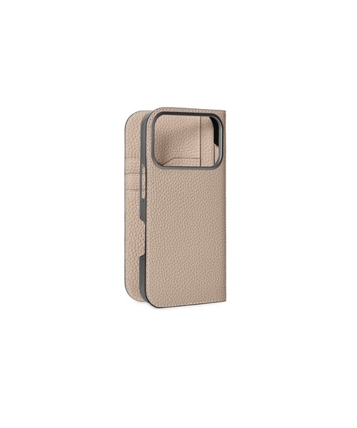 iPhone 17 Pro) ダイアリーケース シュリンクレザー（スマホケース