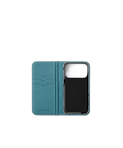 iPhone 17 Pro) ダイアリーケース シュリンクレザー（スマホケース