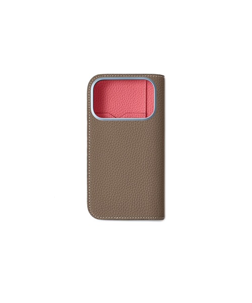 iPhone 17 Pro) ダイアリーケース シュリンクレザー（スマホケース