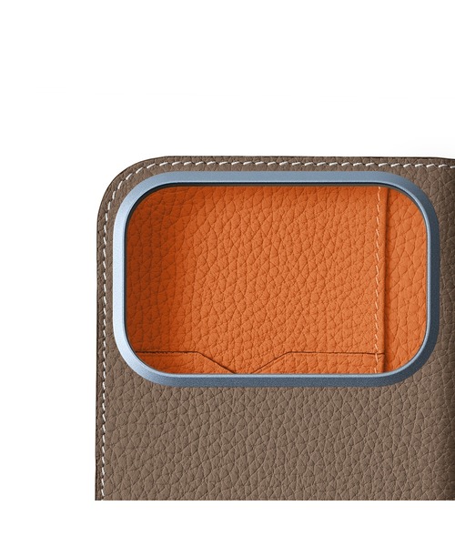 iPhone 17 Pro) ダイアリーケース シュリンクレザー（スマホケース