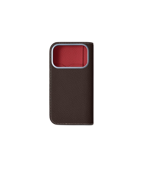 【新品】ボナベンチュラ　iPhone17 ダイアリーケース シュリンクレザー iPhone 17) ダイアリーケース シュリンクレザー