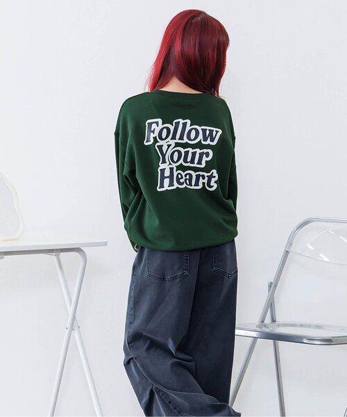 バックロゴトレーナー（スウェット）｜algy（アルジー）のファッション