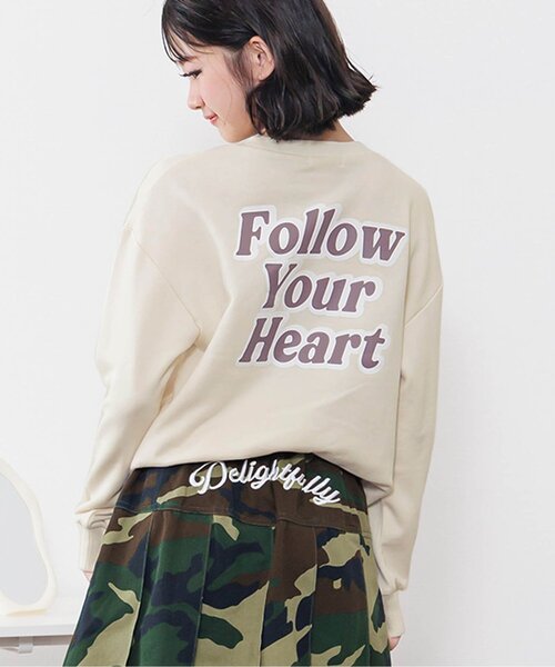 バックロゴトレーナー（スウェット）｜algy（アルジー）のファッション