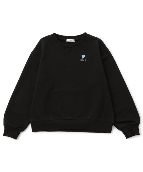 algy（アルジー）の「バックロゴトレーナー（スウェット・キッズ・グリーン/ピンク/アイボリー/ブラック・XX-SMALL/X-SMALL/SMALL/MEDIUM）」の3枚目の写真