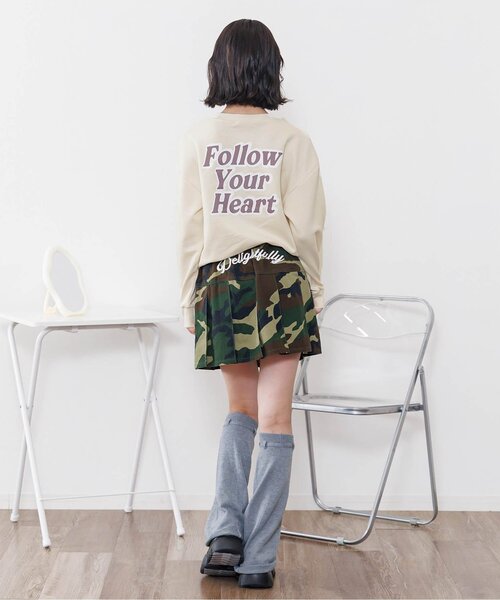 algy（アルジー）の「バックロゴトレーナー（スウェット・キッズ・グリーン/ピンク/アイボリー/ブラック・XX-SMALL/X-SMALL/SMALL/MEDIUM）」の8枚目の写真