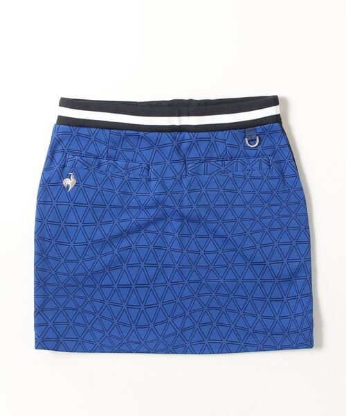 le coq sportif GOLF(ルコックスポルティフゴルフ)の「【le coq sportif GOLF】総柄ジャージスカート ゴルフウェア(スカート・レディース・ブルー/ホワイト/ネイビー・M/L/XL/S)」の9枚目の写真