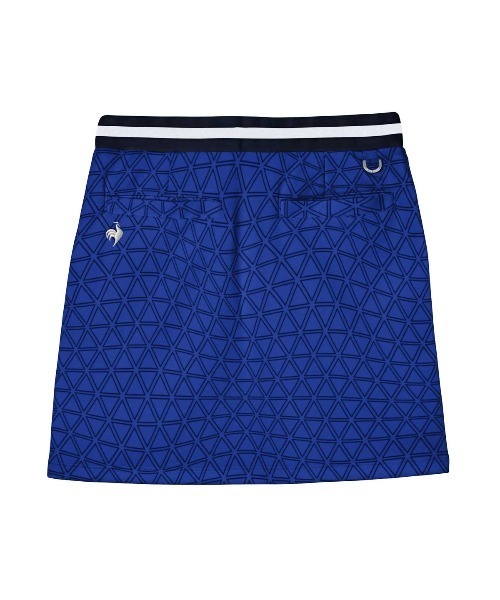 le coq sportif GOLF(ルコックスポルティフゴルフ)の「【le coq sportif GOLF】総柄ジャージスカート ゴルフウェア(スカート・レディース・ブルー/ホワイト/ネイビー・M/L/XL/S)」の6枚目の写真