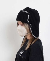 SVEC（シュベック）の「ステッチニットアビエーター（ニットキャップ/ビーニー）」