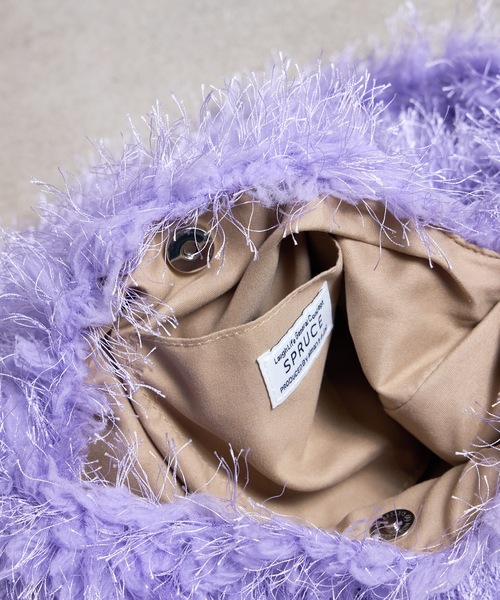 SPRUCE（スプルース）の「EM:ピレネーショルダー（ショルダーバッグ・レディース・ライトパープル/アイボリー/ブラック・FREE）」の19枚目の写真